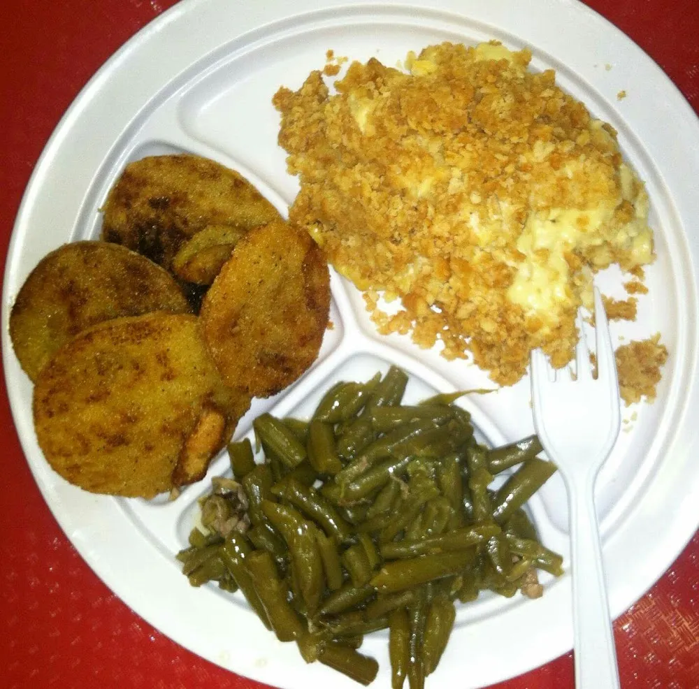Fried Squash and Green Beans