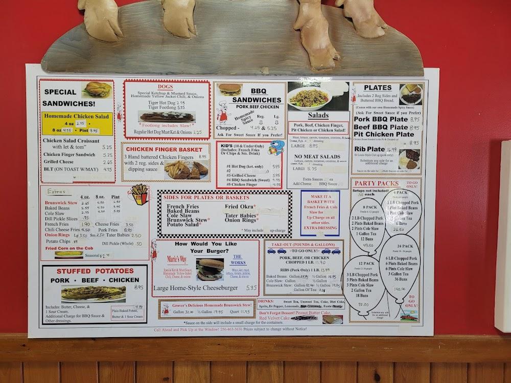 Marie's BBQ House Menu image 3